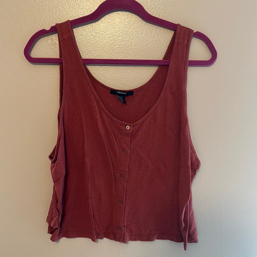 Forever 21 Summer Tank Top - Burnt Orange Color